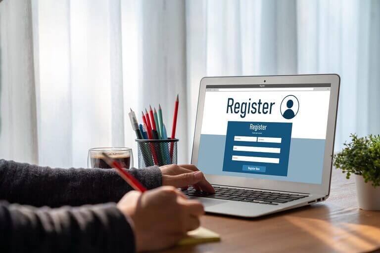 Nonprofit leader completing a coaching application