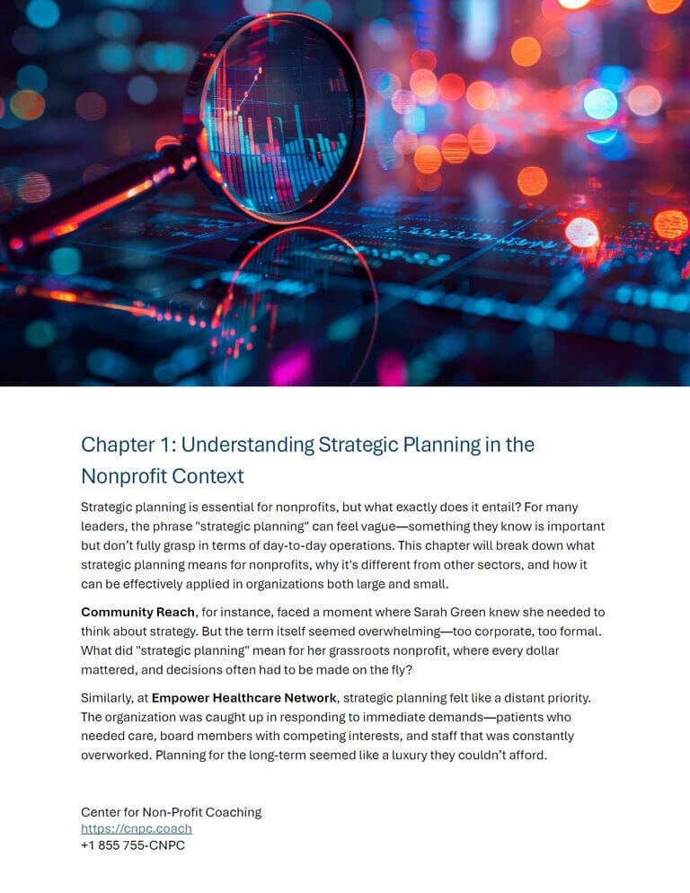 Nonprofit Strategy Mastery Page 1