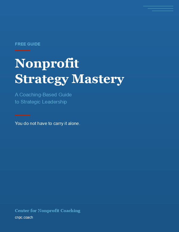 Nonprofit Strategy Mastery guide cover